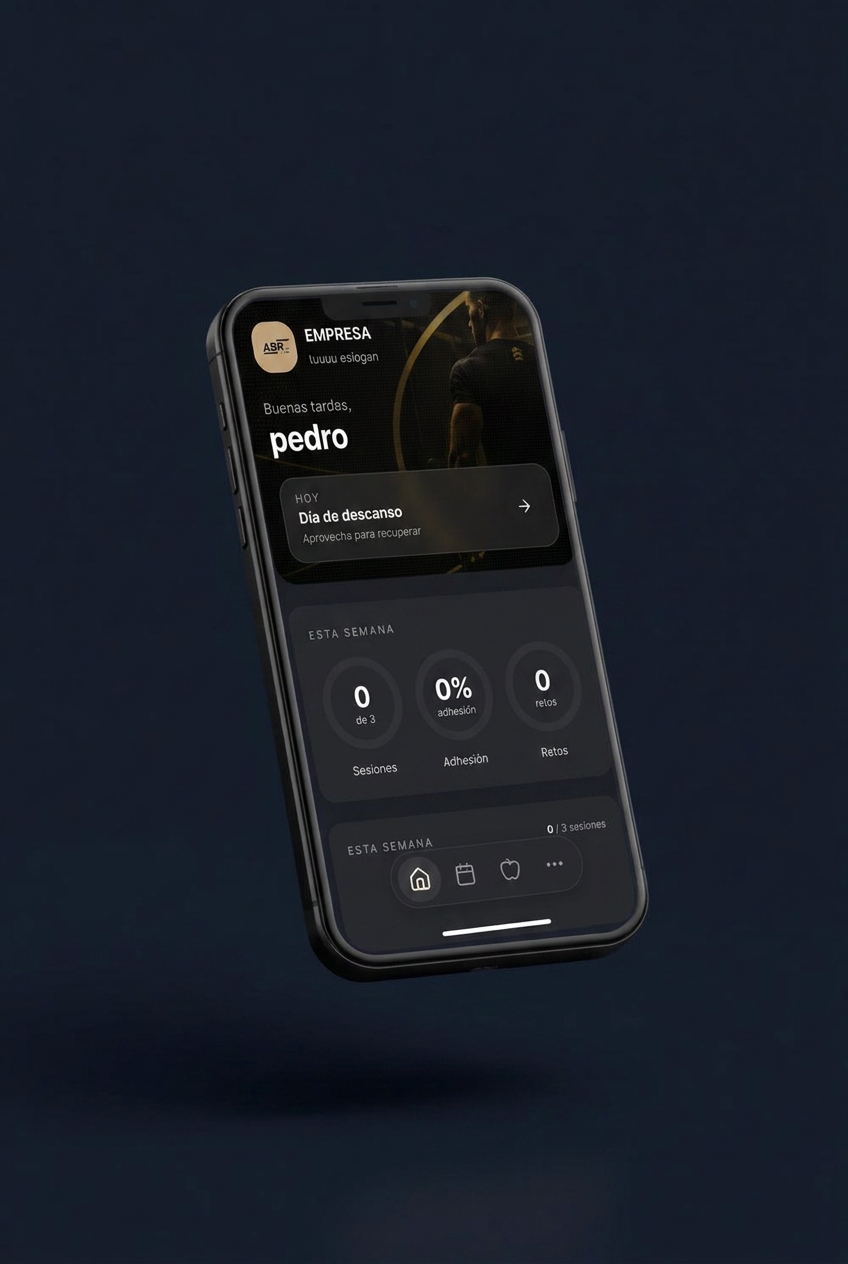 App Athlos en móvil